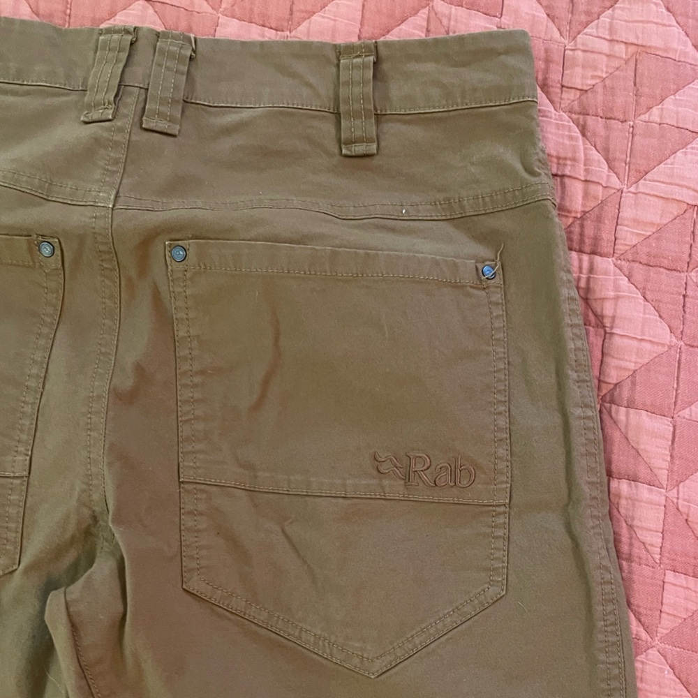 Men's Rab Camel Color Pants - Picture 3 of 3